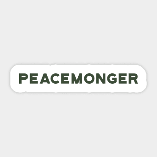 Peacemonger Sticker